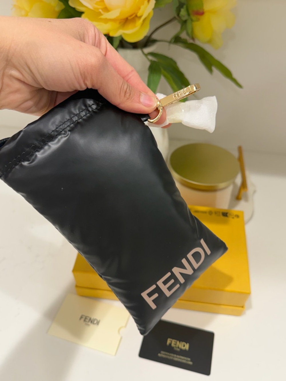 Fendi Box with Sunglasses Pouch and card - Picture 7 of 13